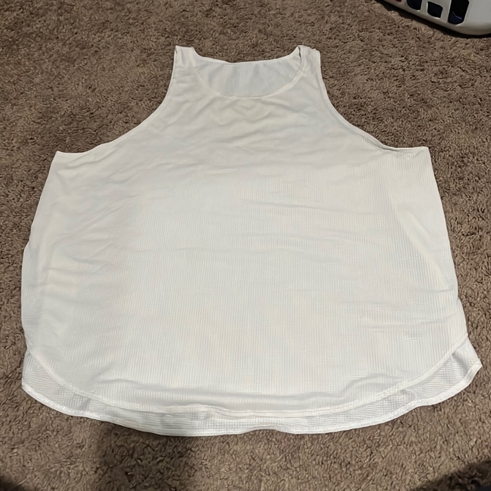 Fabletics white workout tank